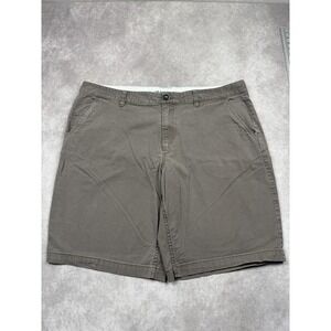 Fox Racing Shorts Mens 40 Gray Taupe Twill Stretch Chino Golf Casual Outdoor‎